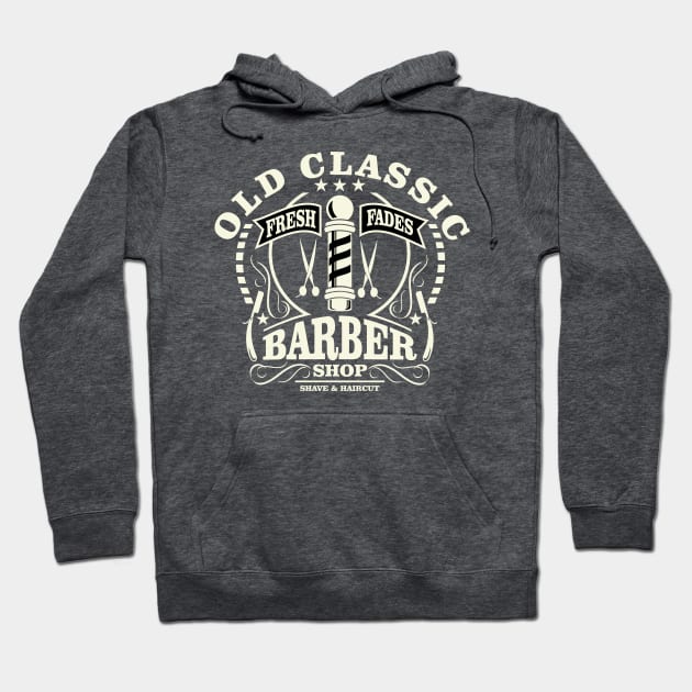 Barber Shop Hoodie by lionkingdesign